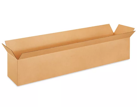 48 x 8 x 8" Long Corrugated Boxes