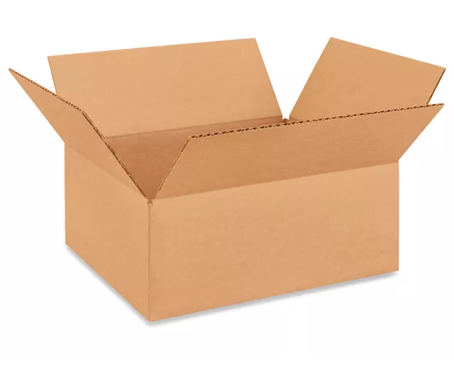 12 x 10 x 5" Lightweight 32 ECT Corrugated Boxes