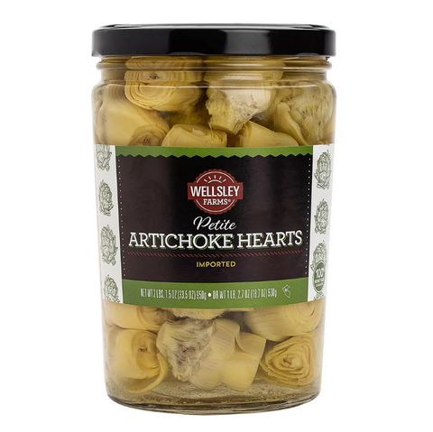 Wellsley Farms Petite Artichoke Hearts. 33.5 oz.