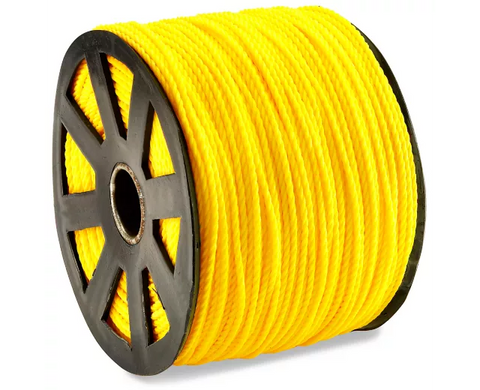 Twisted Polypropylene Rope - 3⁄16" x 1,200'